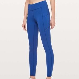 Lululemon Speed Up Tight fit leggings 28” blue yoga pants size 2